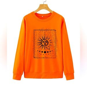 Sun and Moon Cotton Lightweight crewneck fall sweater